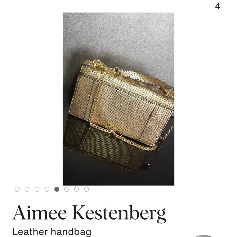 Aimee Kestenberg Gold Crossbody Bag